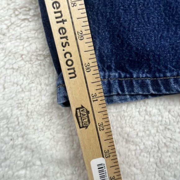 Carhartt Blue Denim Carpenter Jeans Mens 40x32 Dungaree Fit B13 HDK Straight Leg - Picture 5 of 9